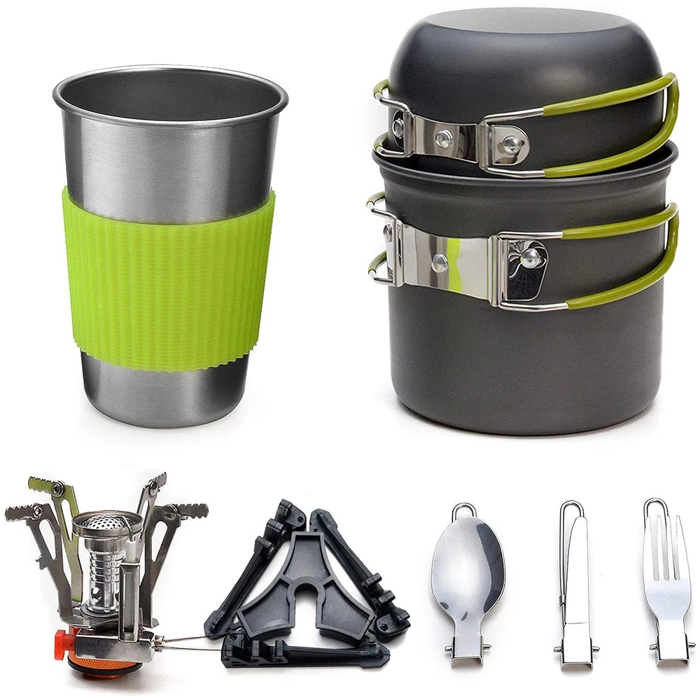 Camping-Kochgeschirr-Set mit H – Camping Cooking Organizer Bewertung und Preis