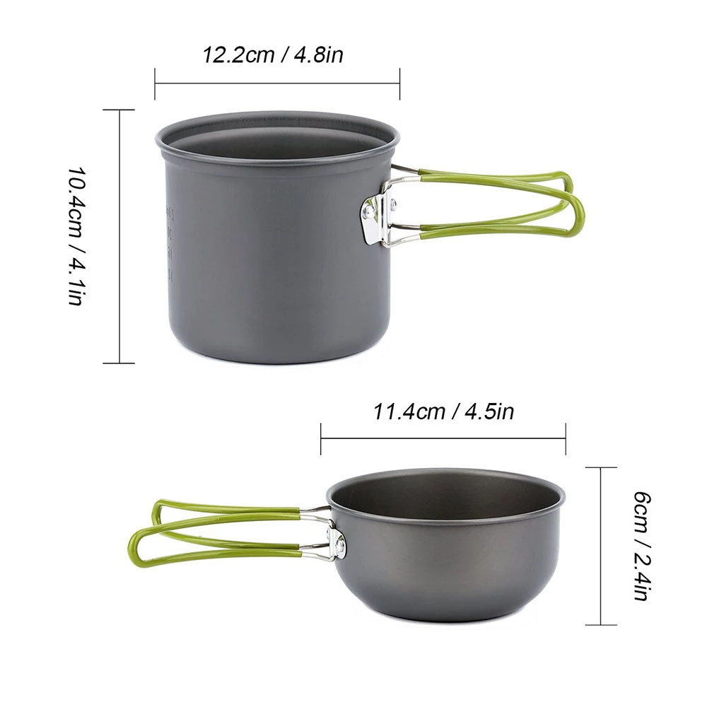Camping-Kochgeschirr-Set mit H – Camping Cooking Organizer Bewertung und Preis